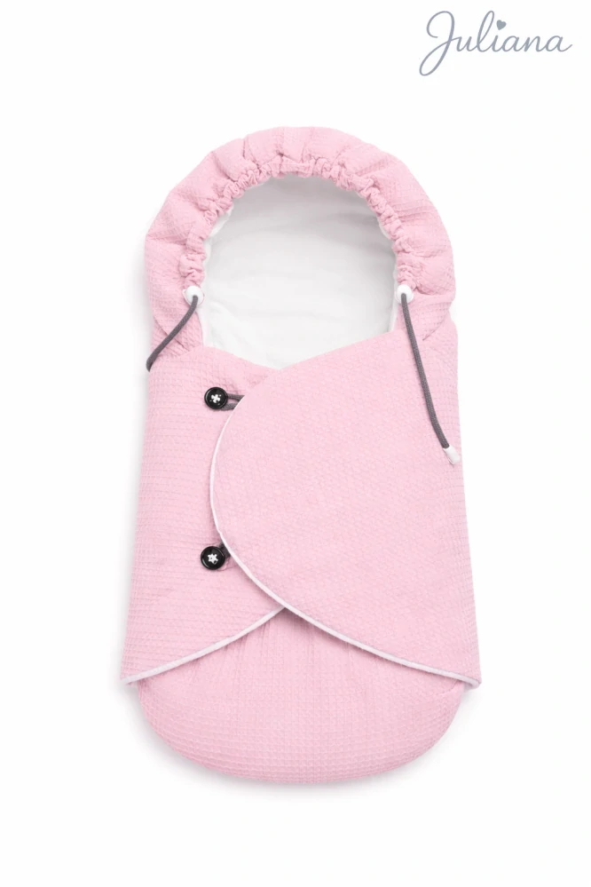 Jarní fusak Vafle Soft – 75/80 cm - růžová
