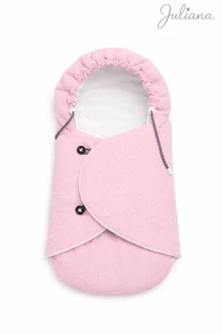 Jarní fusak Vafle Soft – 75/80 cm - růžová