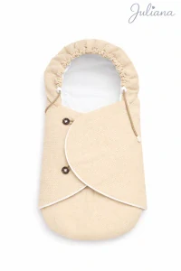 Jarní fusak Vafle Soft – 75/80 cm - latté