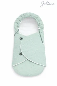 Jarní fusak Vafle Soft – 75/80 cm - zelená šalvějová